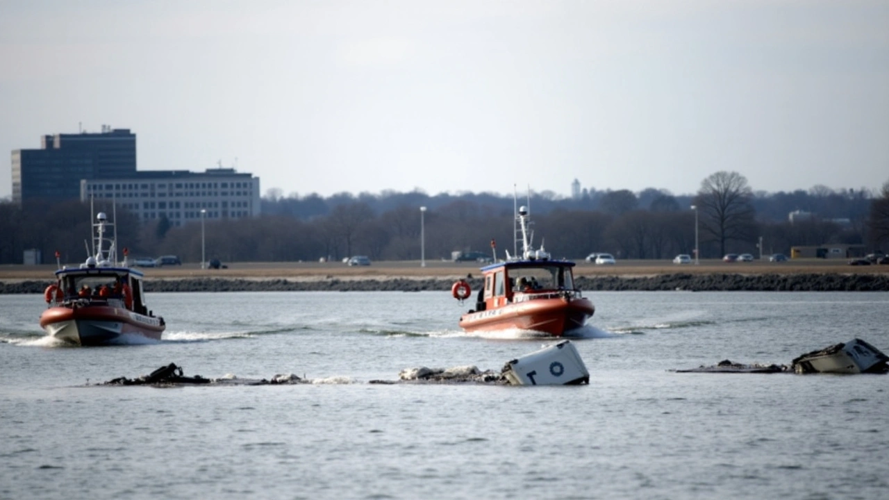 Tragic Midair Collision: American Airlines Jet and Black Hawk Helicopter Crash Near Reagan National Airport