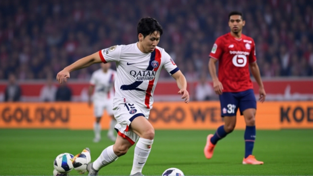 Lee Kang-In shines as PSG held 1-1 by Lille; Ethan Mbappé scores late